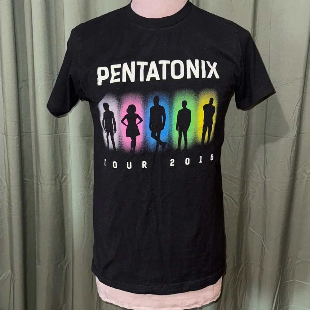 Tultex Black Pentatonix Tour 2016 Tee - Picture 1 of 4
